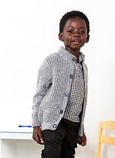 Shaker rib jacket