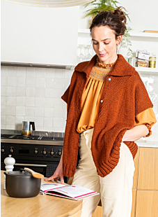 Cape cardigan