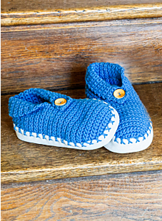 Crochet slippers