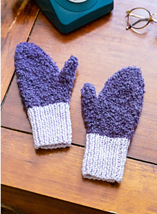 Fluffy mittens