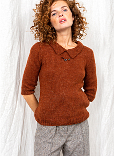 Chic short sleeves sweater