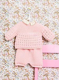 Lace top with short row shaping