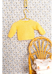 Sweater with back closure