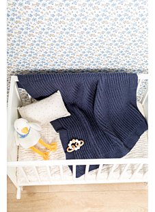 English rib blanket 80 x 100 cm (31 x 39 in)