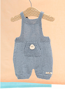 Coton bio dungarees