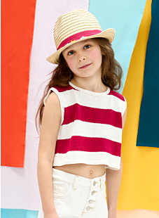 Striped vest