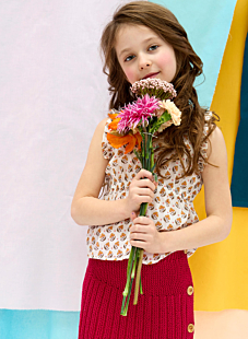 Short row skirt