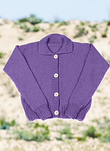 Polo collar jersey vest
