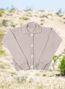 Polo collar jersey vest