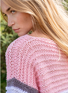 Chunky boat neck