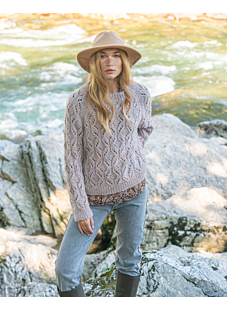 Lacy diamonds sweater