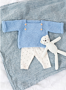 Top in garter stitch Coline