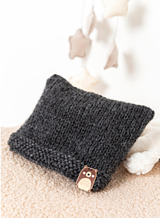 Hat in garter stitch & st Diane