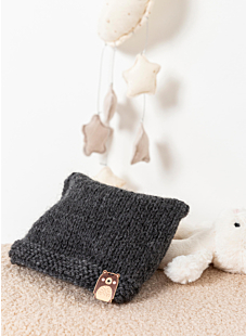 Hat in garter stitch & st Diane