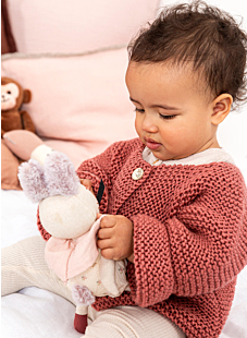Jacket in garter stitch Irina