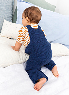 Garter stitch overalls Iannis