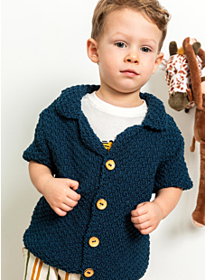 Short sleeved cardigan Colbert