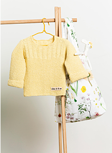 Garter stitch sweater Eloise