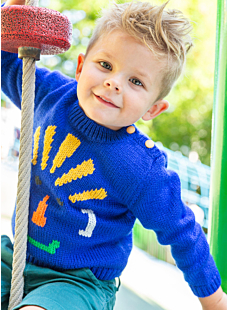 Men's jacquard sweater