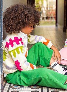 Jacquard cardigan