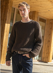 Ribbed raglan sweater Basile