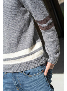 3 color V-neck sweater Remi