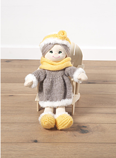 Knitting kit for Lina doll - Nuance
