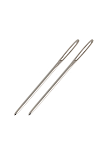 Pack of 2 wool needles, length 7 cm, n°1