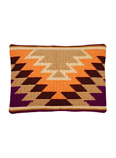 Berber cross-stitch cushion kit, 30 cm x 40 cm