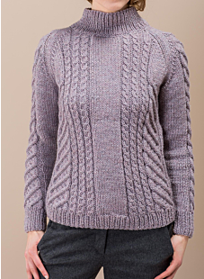 Special Issue Fileco - #08 High neck cable sweater