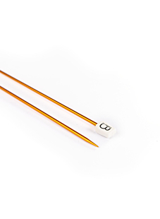 Straight needles, coloured aluminium, 2.5 mm - 40 cm