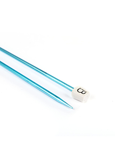 Straight needles, coloured aluminium, 4.5 mm - 40 cm