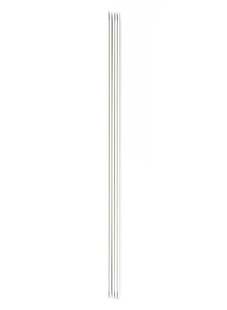Double-pointed needles (5-pack), grey aluminium, 2.5 mm - 40 cm