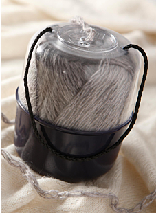 Plastic yarn ball holder