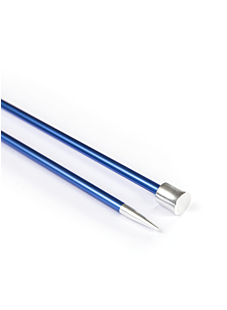 Straight needles, coloured metal, 4 mm - 40 cm, Knit Pro