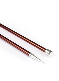 Straight needles,, coloured metal, 5.5 mm - 40 cm, Knit Pro