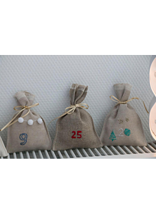 Sheet of customisable Christmas numbers, 21 x 30 cm, Bergère de France