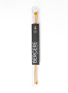 Straight needles, bamboo, 4 mm - 33 cm