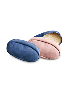 Semelles chaussons à coudre, rose pointure 16/18