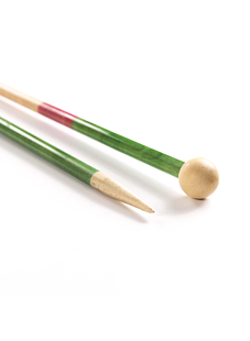 35 cm Mikado maplewood 7.5 mm straight needles