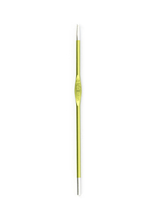 15 cm x 3.5 mm coloured metal crochet hook