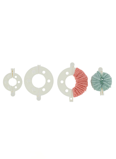 Set of 2 pompom makers (35 mm and 55 mm)