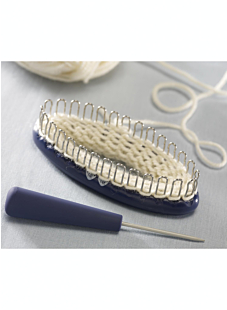 Knitting loom for socks and fingerless gloves, size M