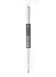Straight needles, grey aluminium, 4.5 mm - 50 cm