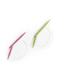Set of 2 mini circular needles, 4 and 4.5 mm