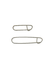 Set of 2 small aluminium stitch holders, Bergère de France