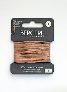 Deer beige embroidery thread, 10 metres, Bergère de France