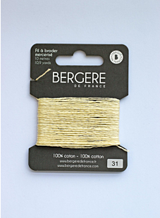 Straw embroidery thread, 10 metres, Bergère de France