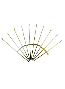 Lot de 10 aiguilles métal pour machine à tricoter, Silver