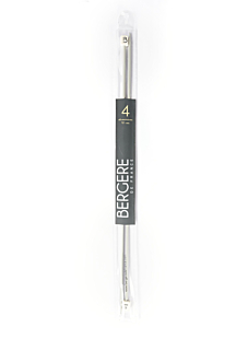 Straight needles, grey aluminium, 4 mm - 40 cm